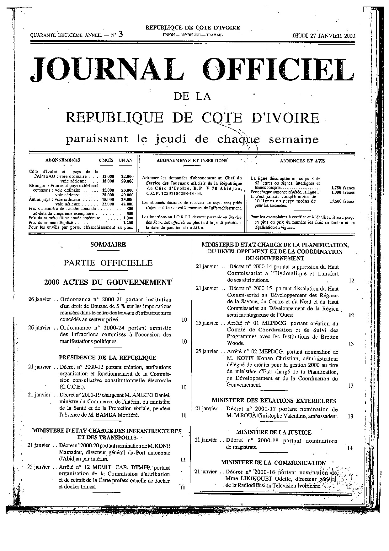 JO 2000-003