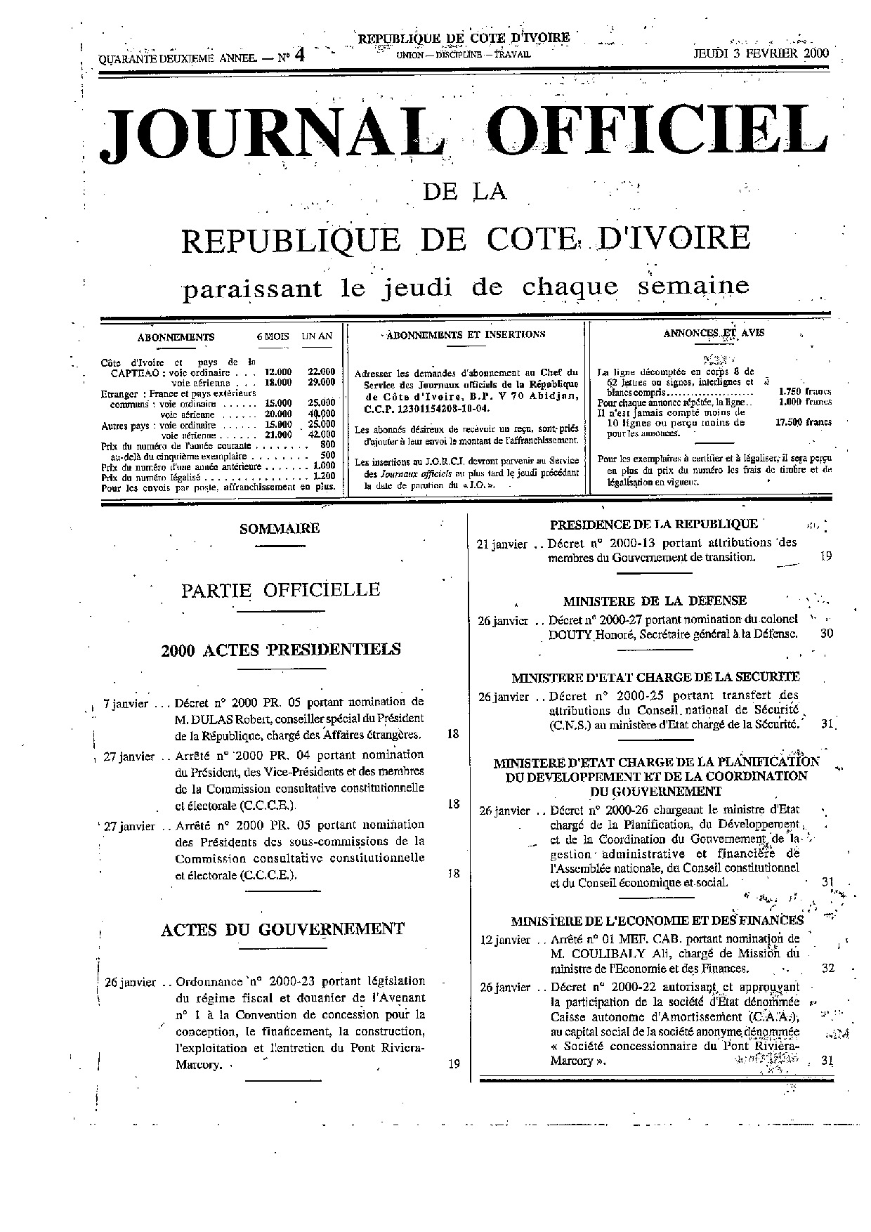 JO 2000-004