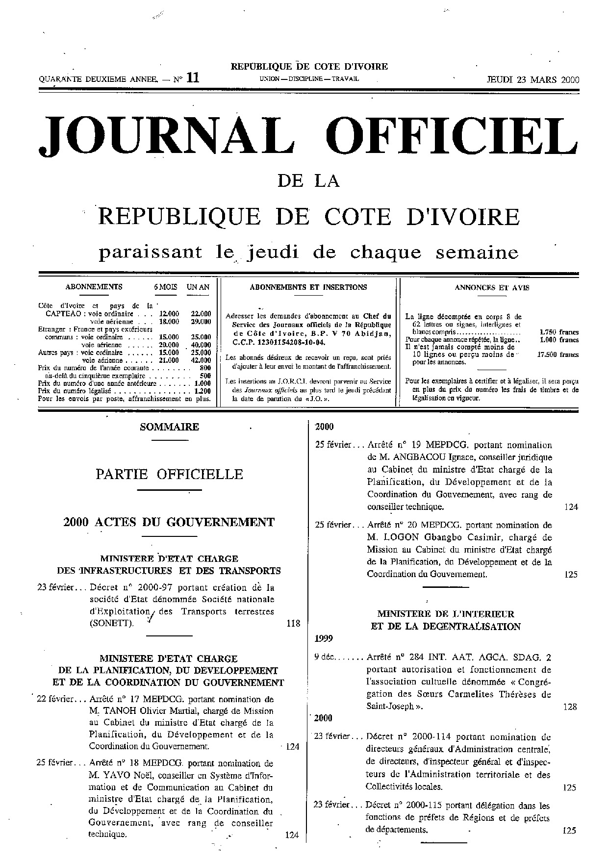 JO 2000-011