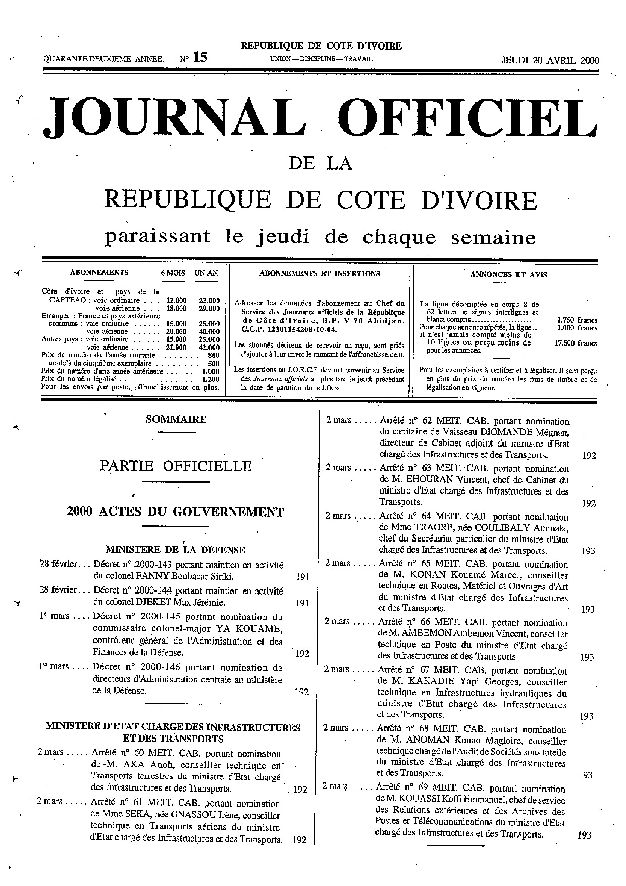 JO 2000-015