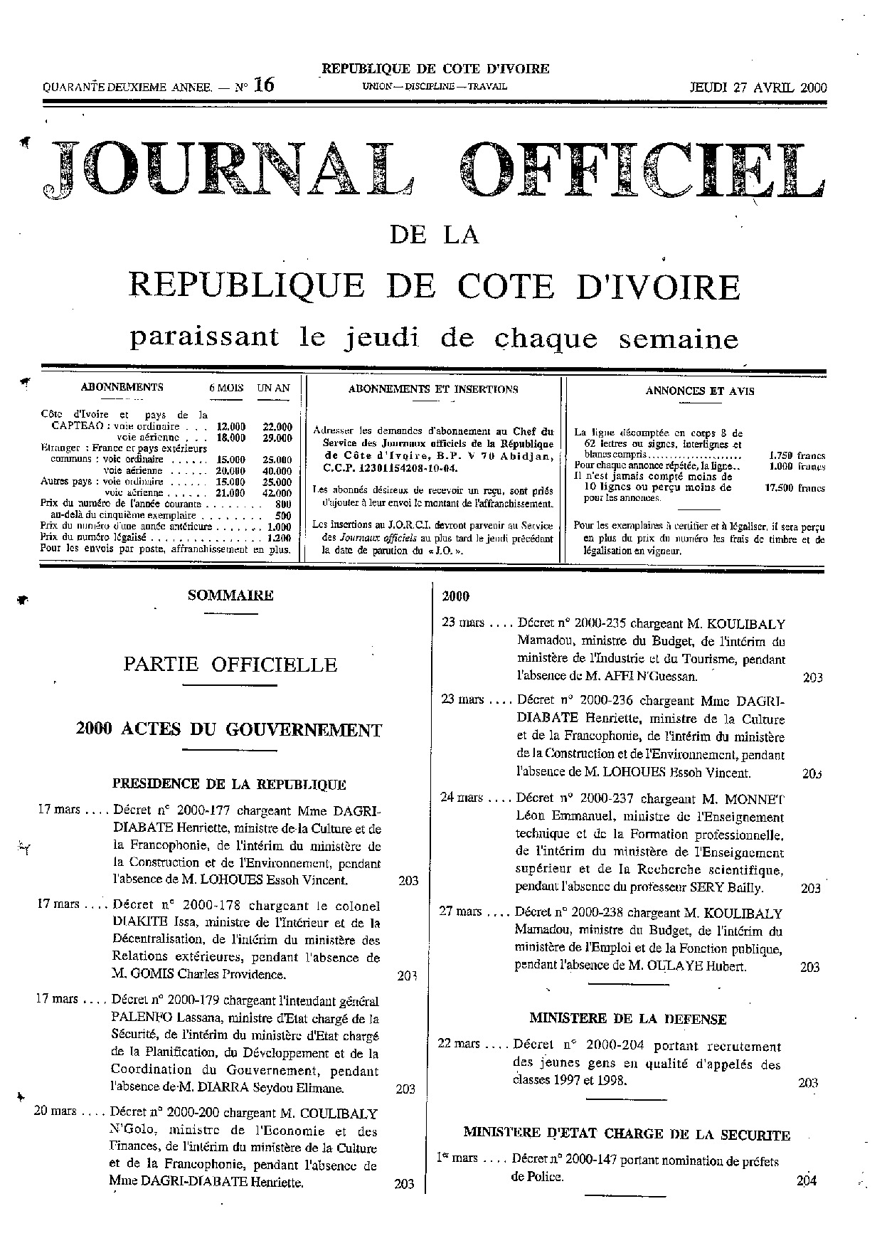JO 2000-016