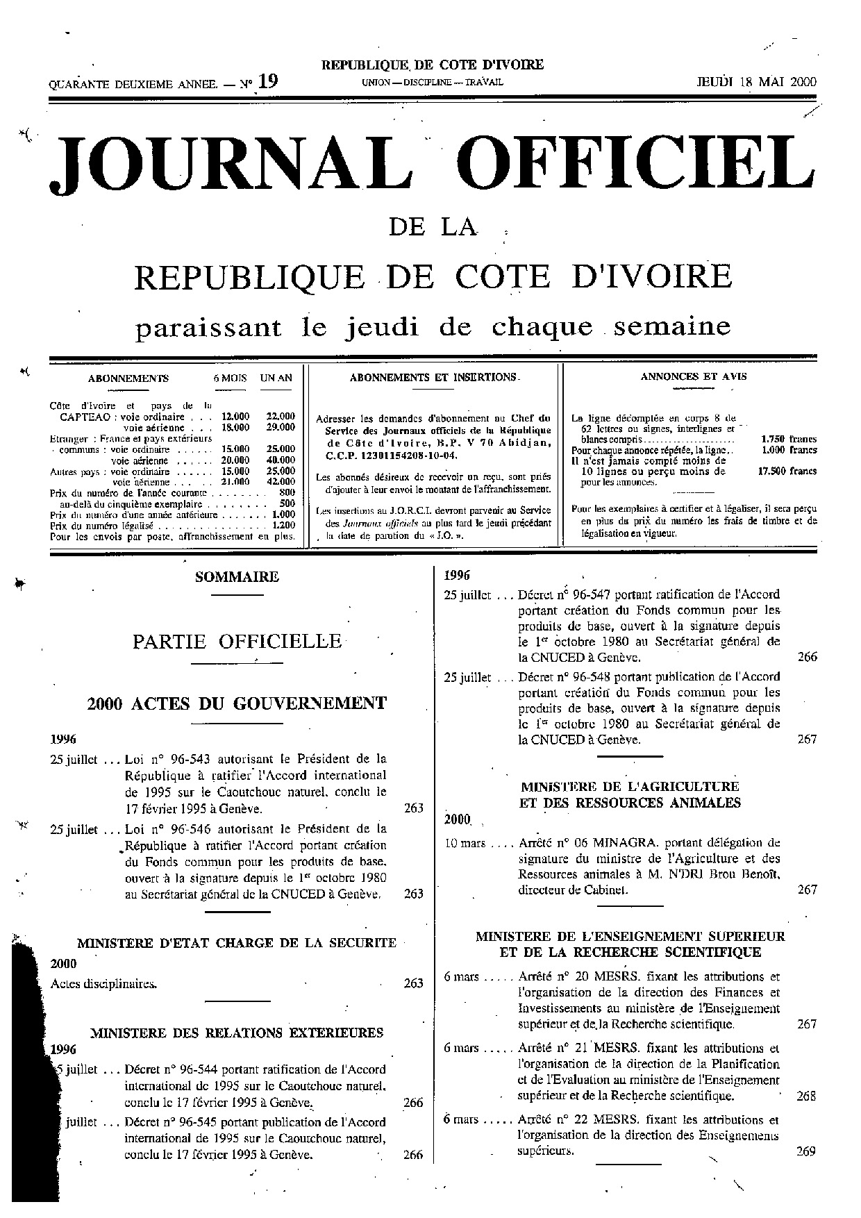 JO 2000-019