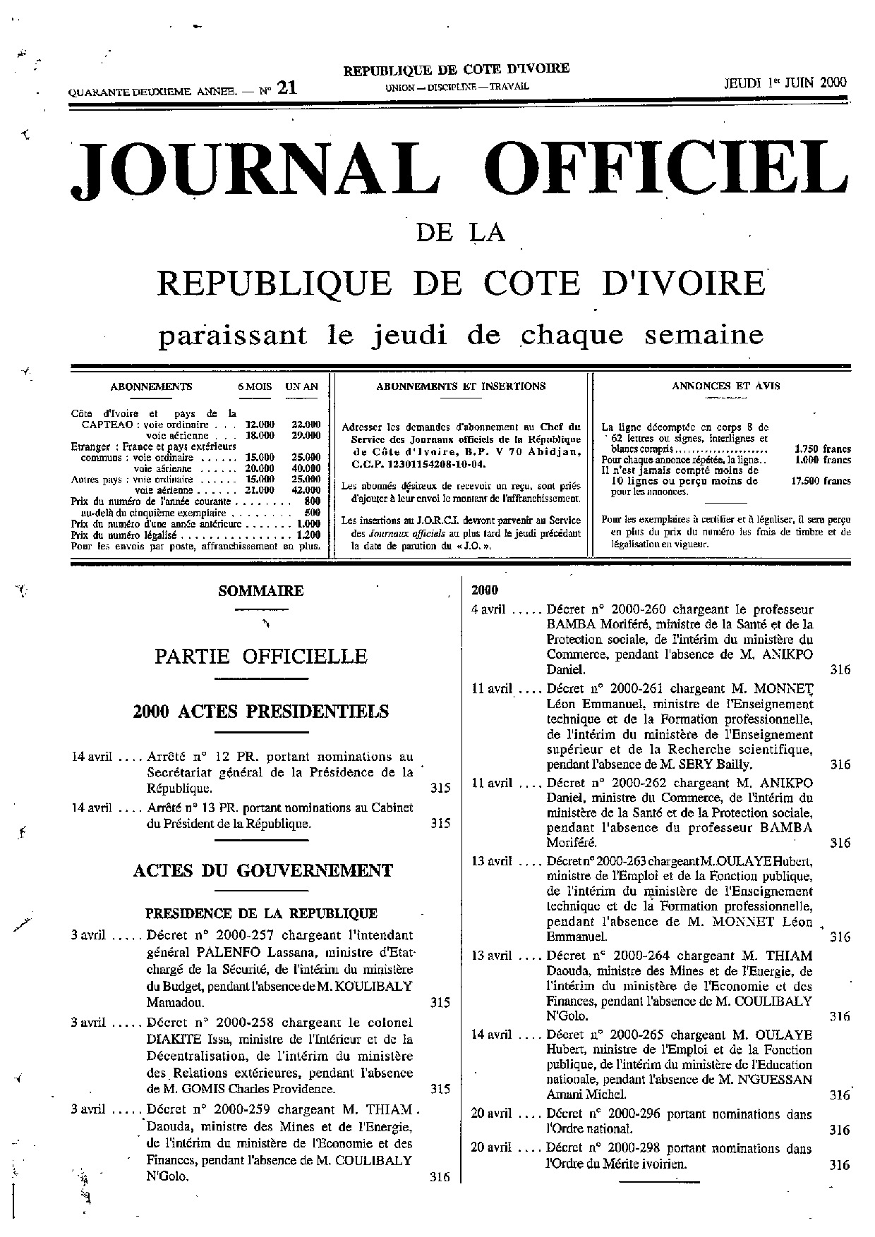 JO 2000-021