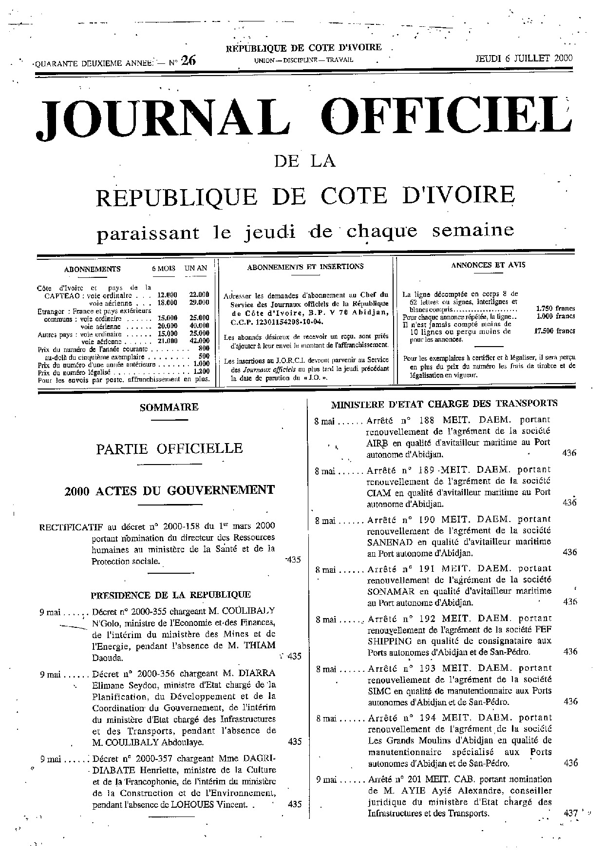 JO 2000-026