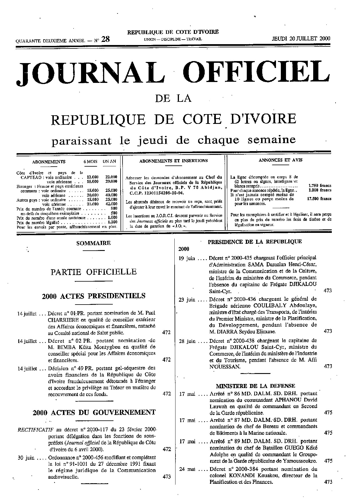 JO 2000-028