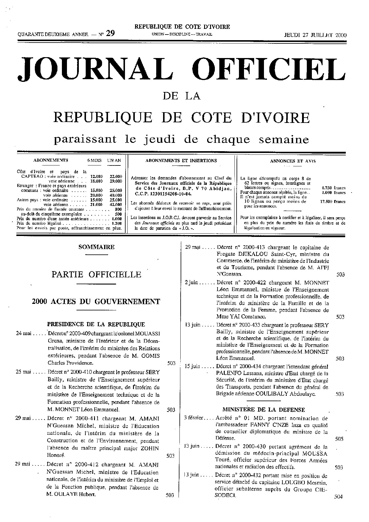JO 2000-029