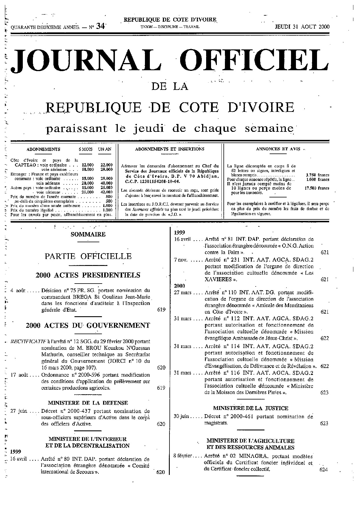 JO 2000-034