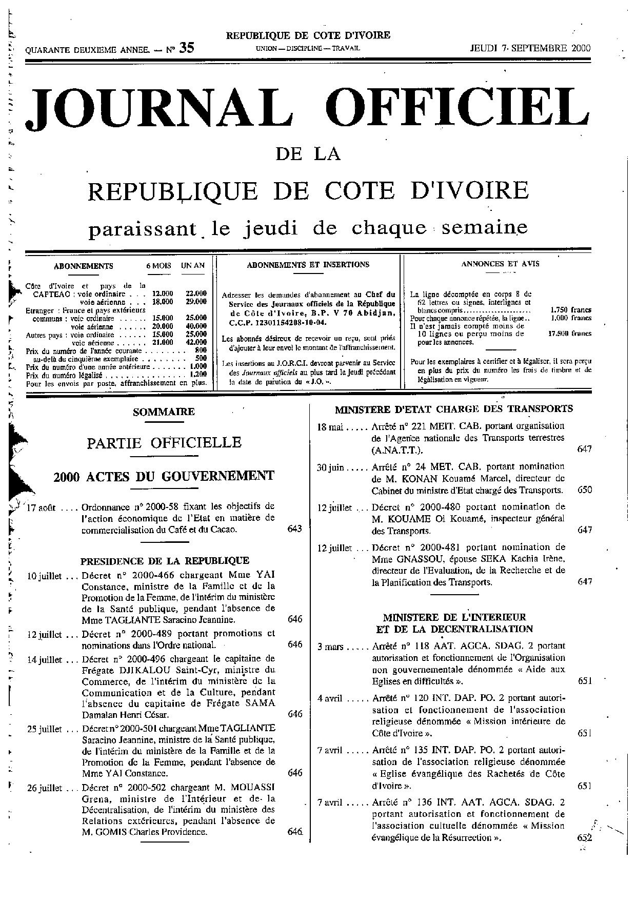 JO 2000-035