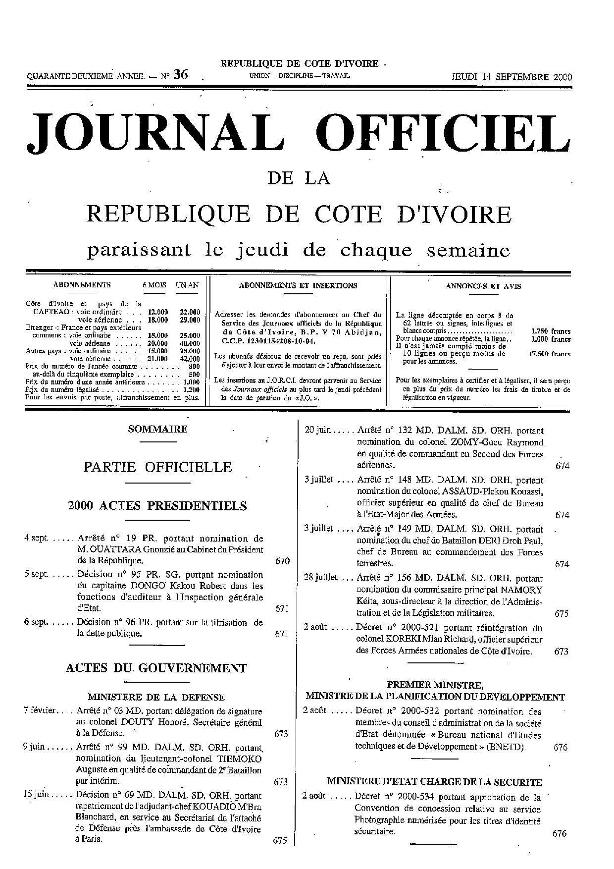 JO 2000-036