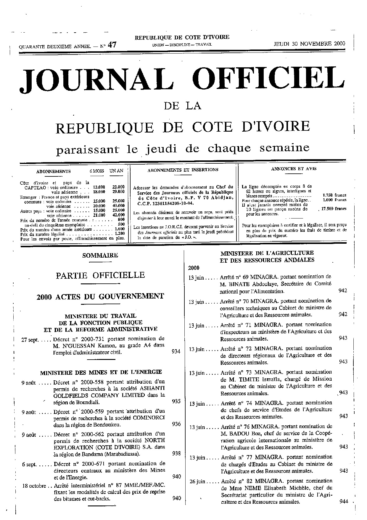 JO 2000-047