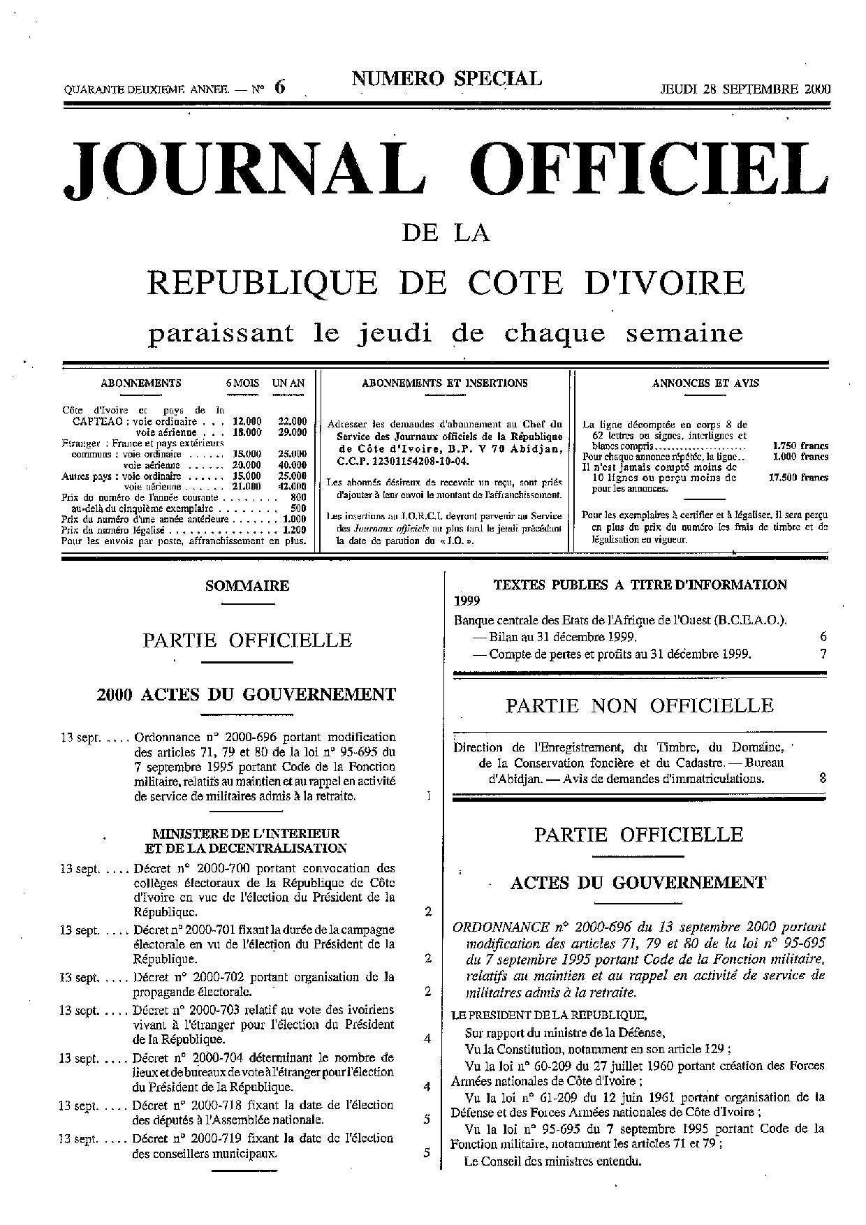 JO 2000-006
