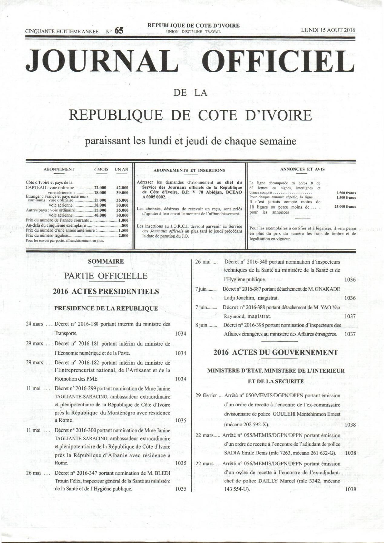 JO 2016-065