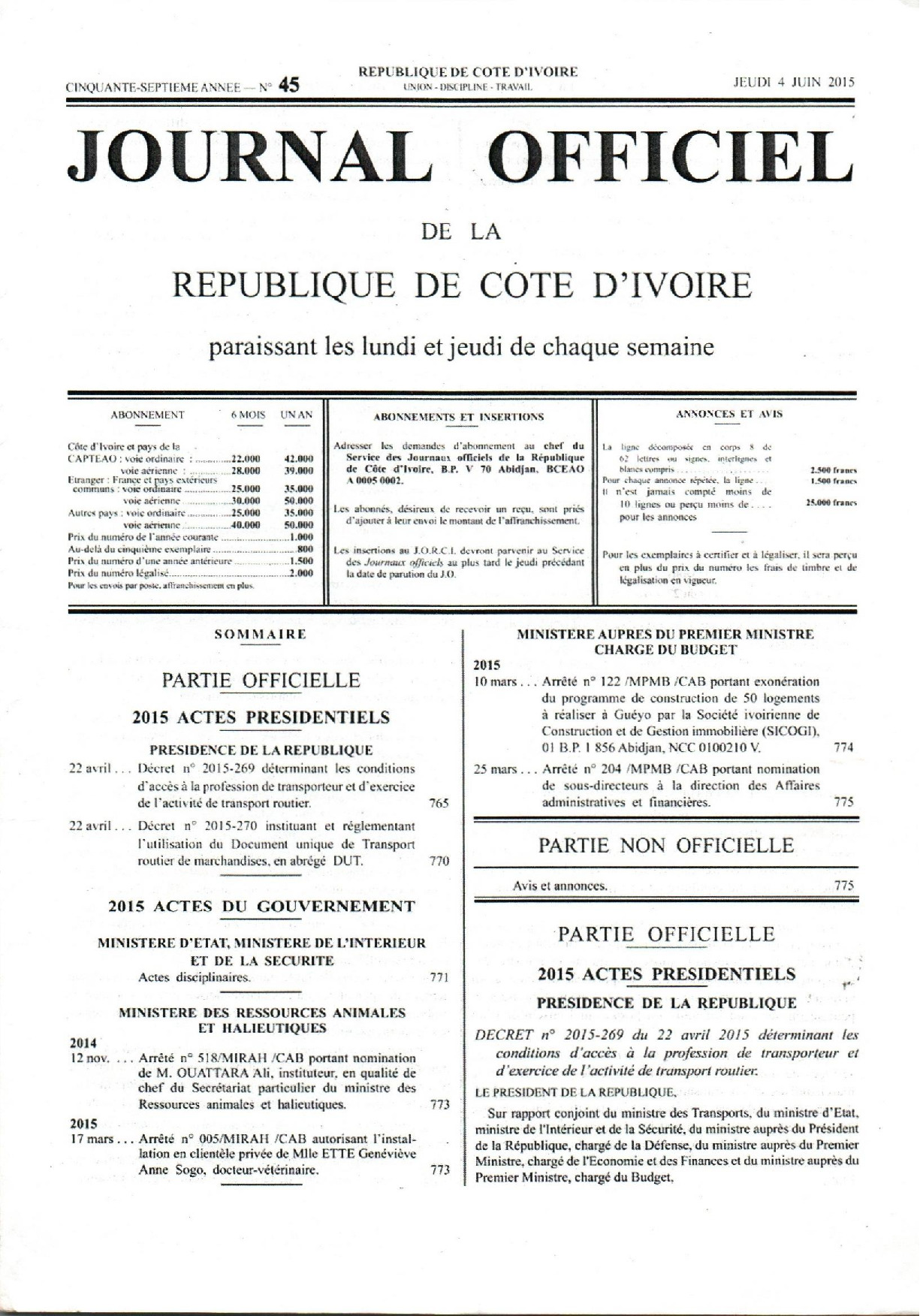JO 2015-045