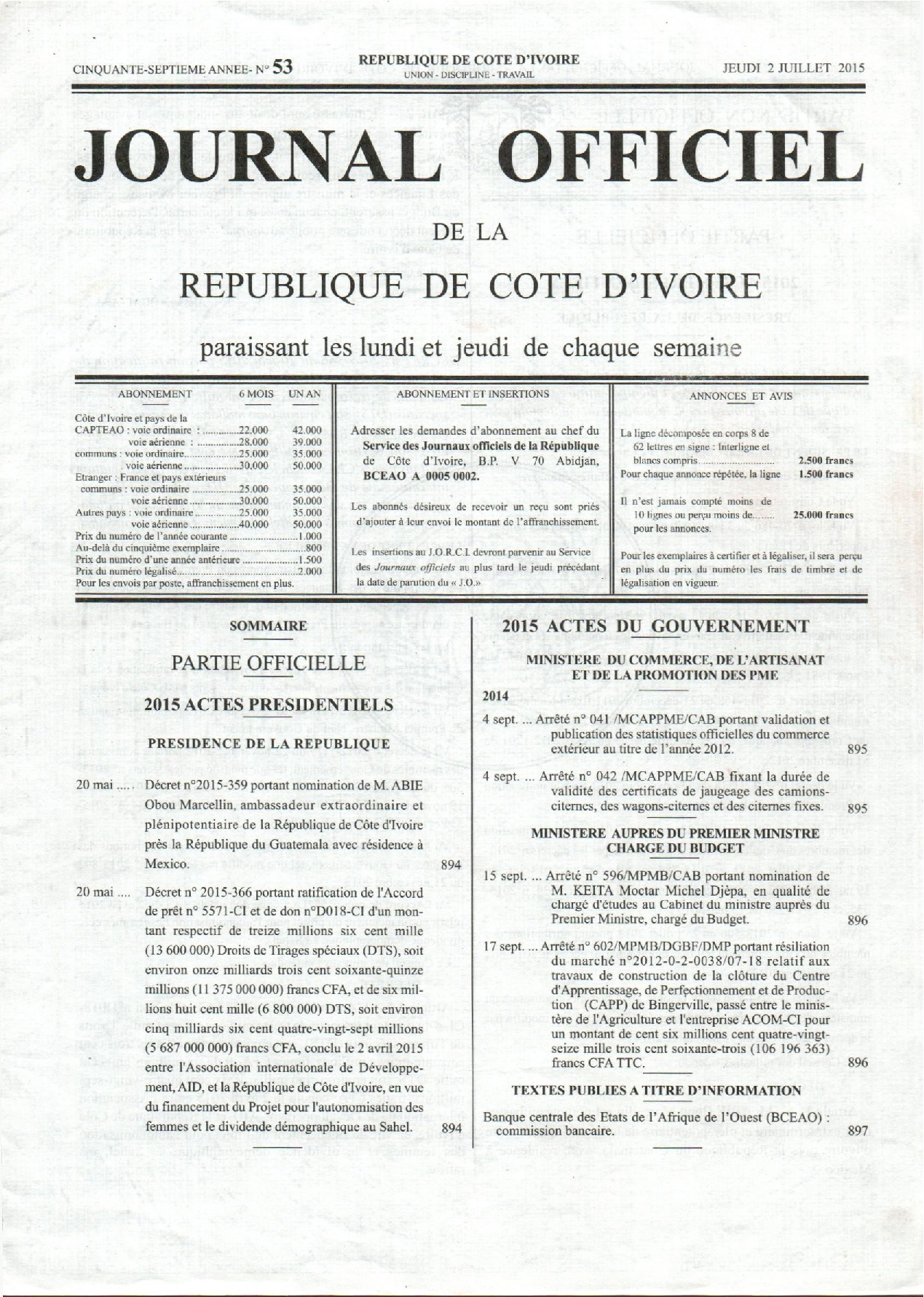 JO 2015-053