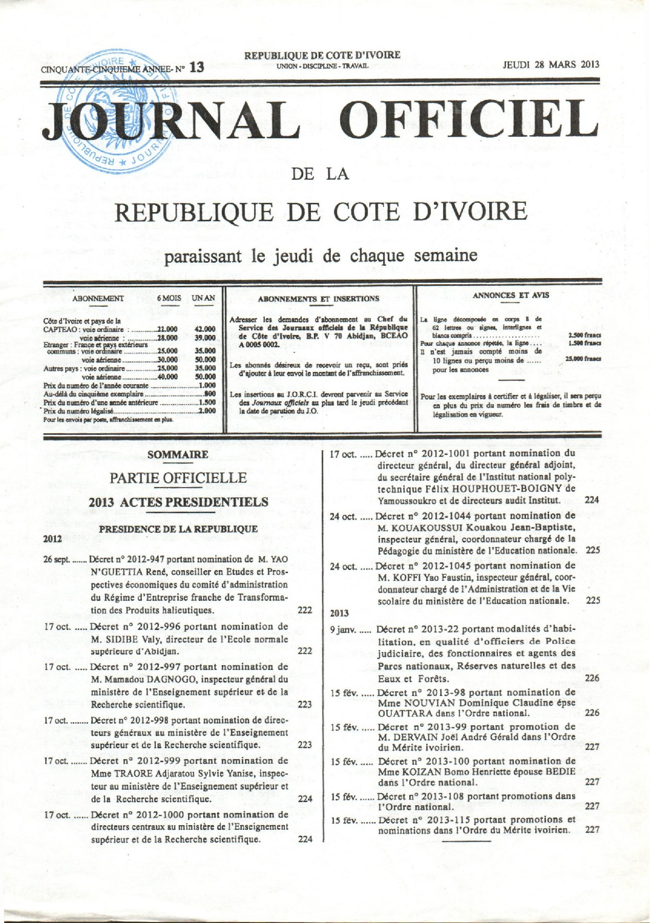 JO 2013-013