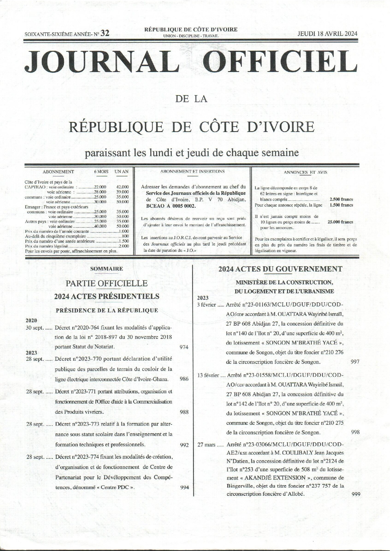 JO 2024-032