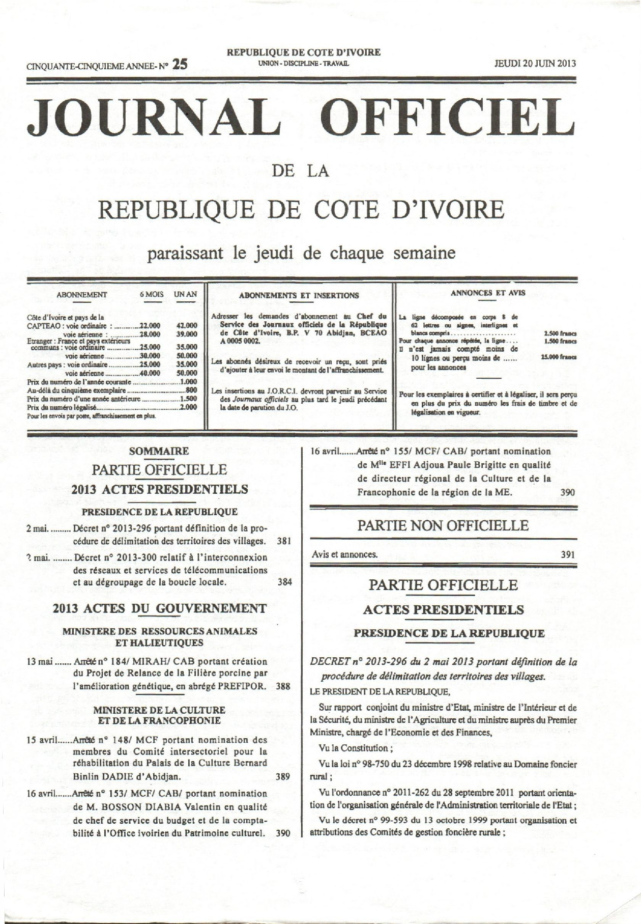 JO 2013-025