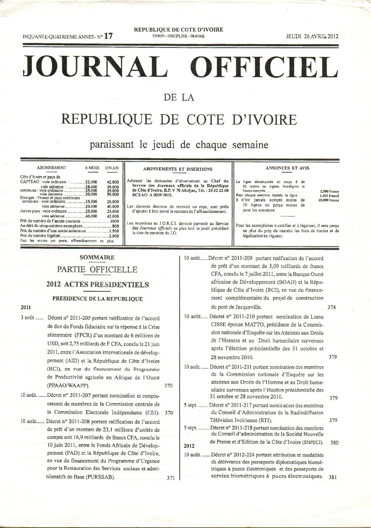 JO 2012-017