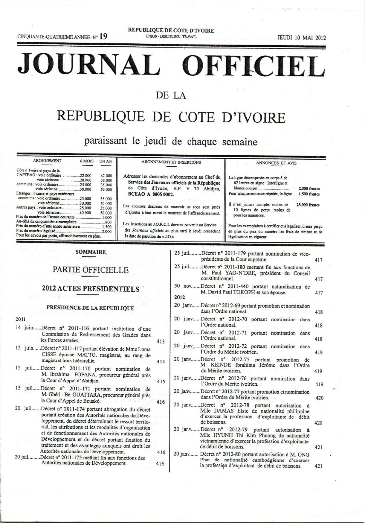 JO 2012-019