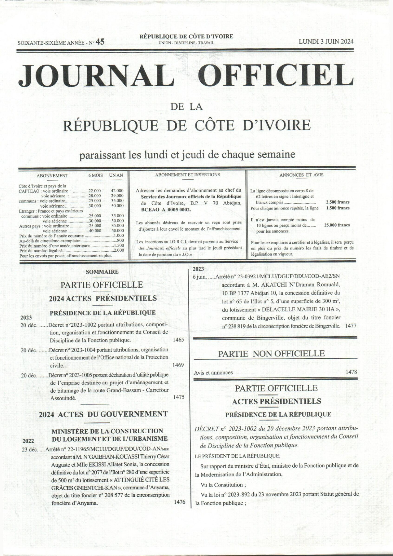 JO 2024-045
