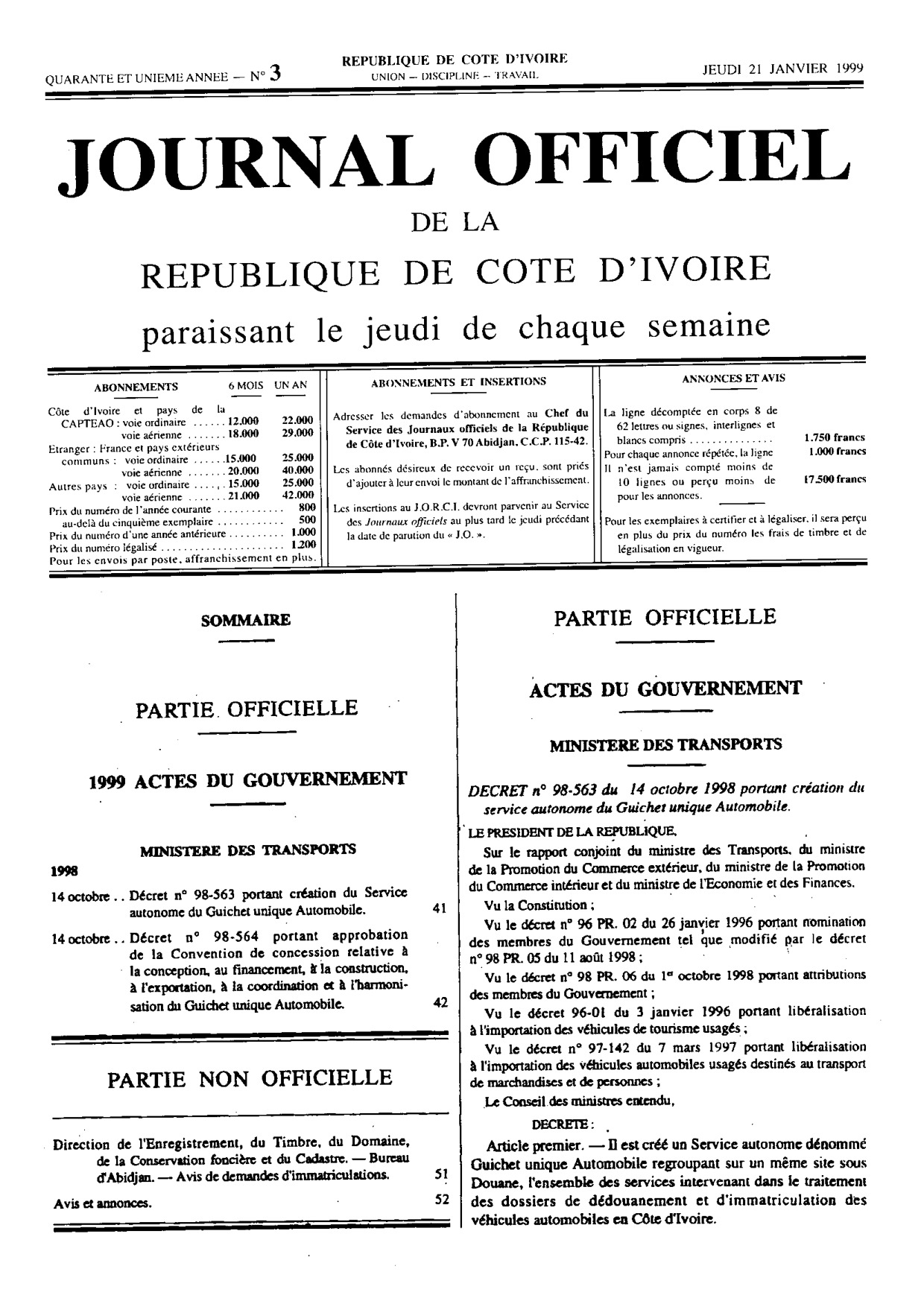 JO 1999-003