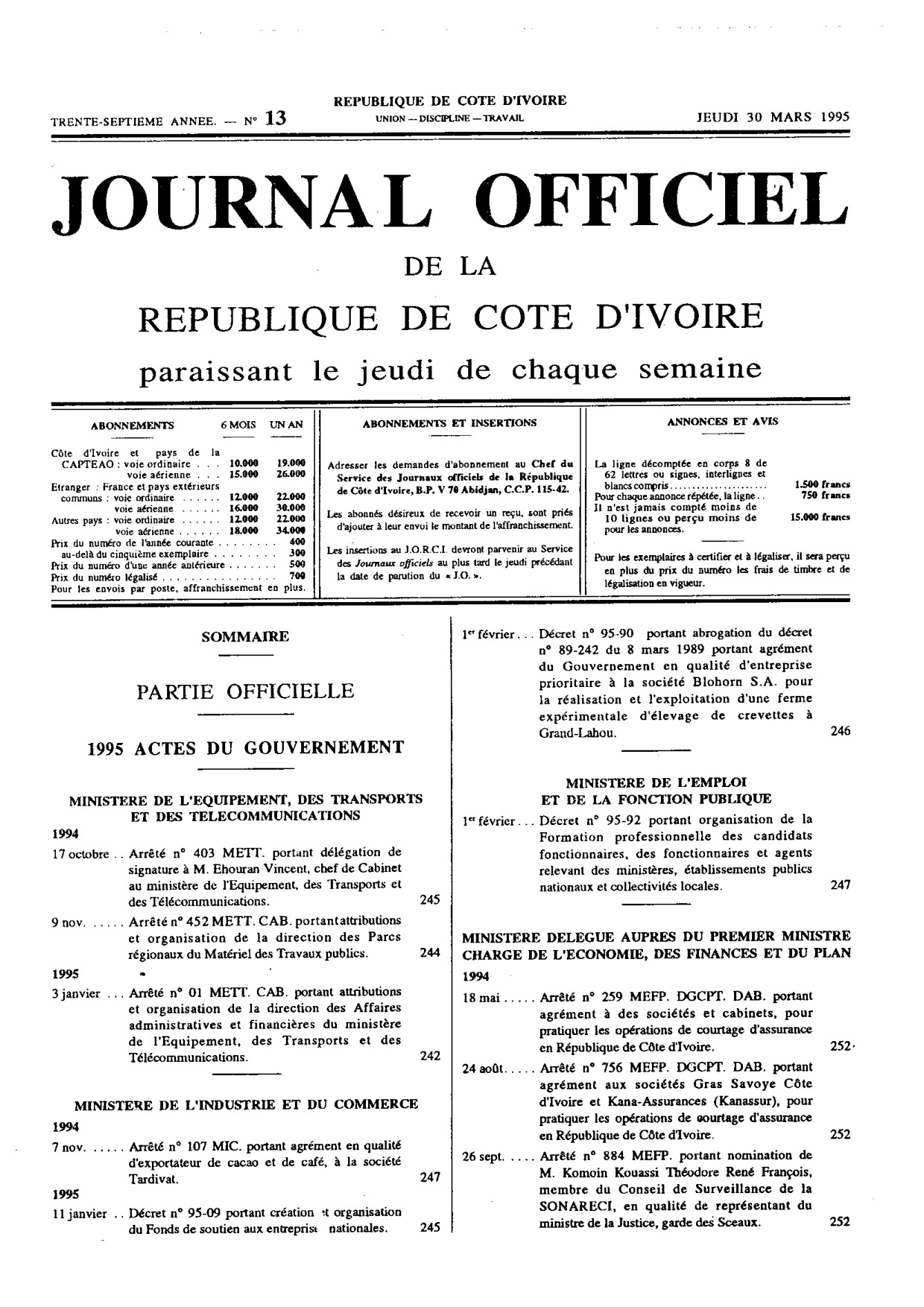 JO 1995-013