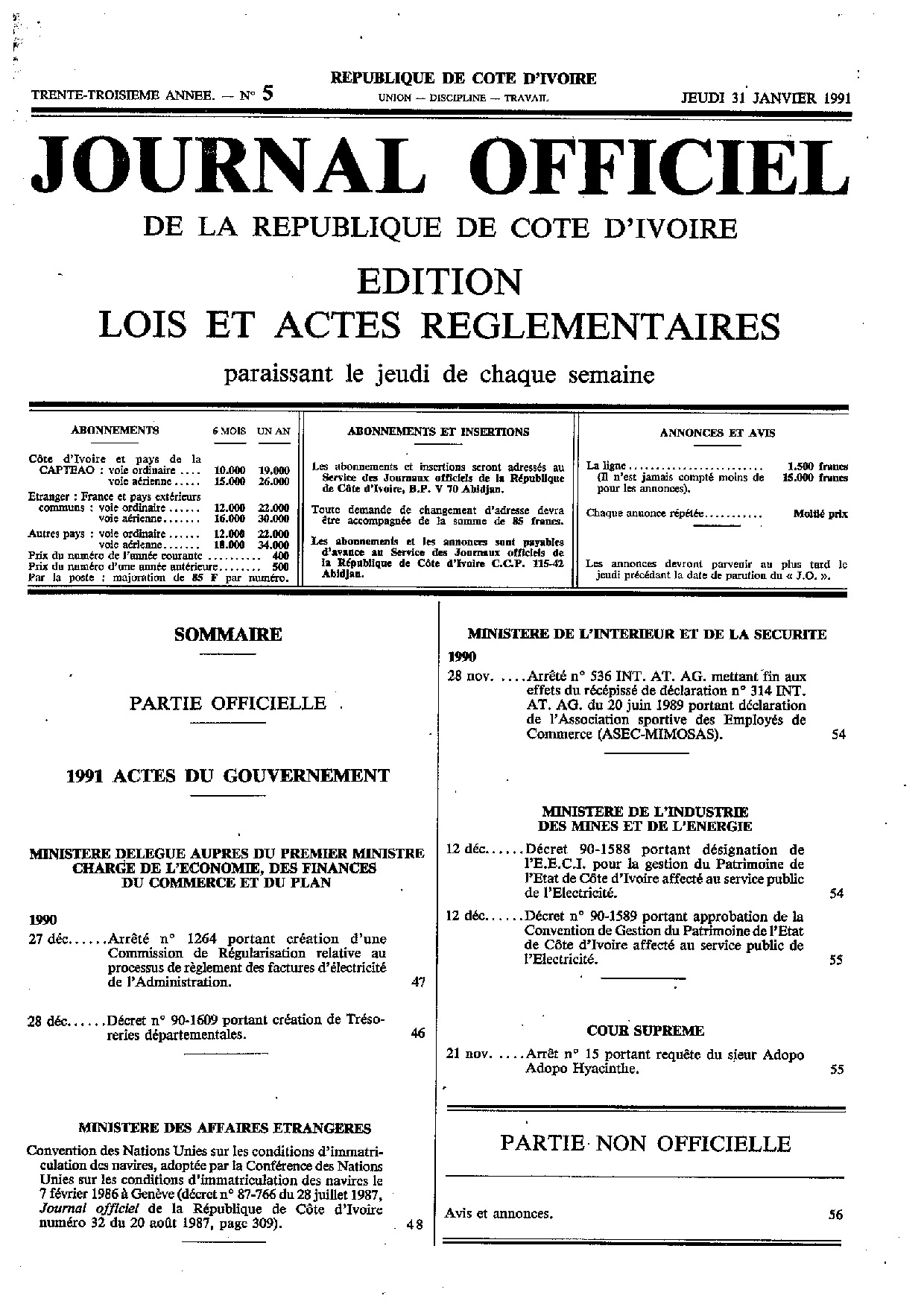 JO 1991-005