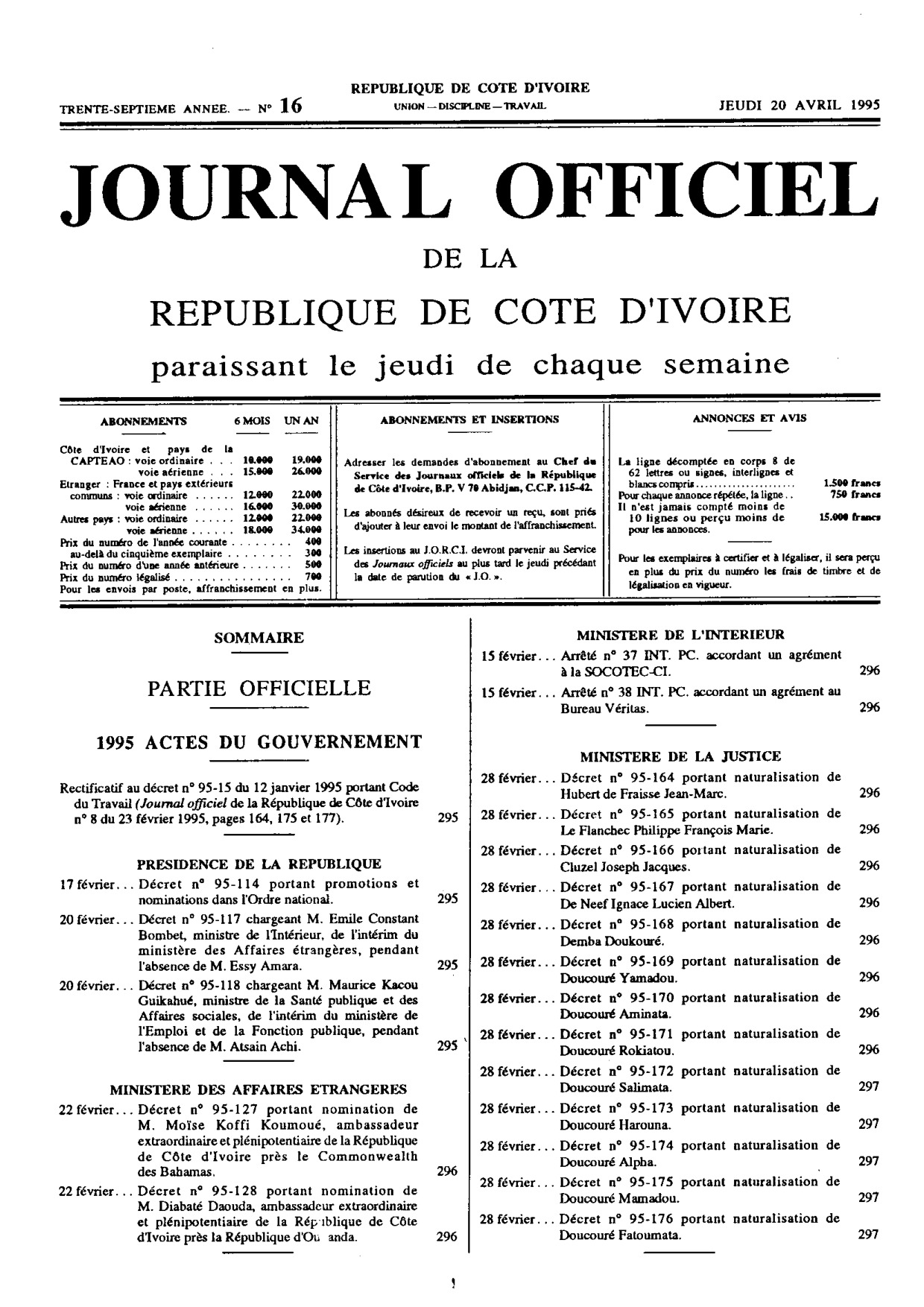 JO 1995-016