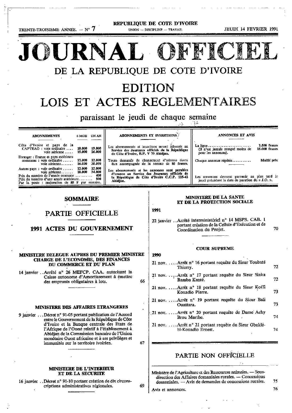 JO 1991-007