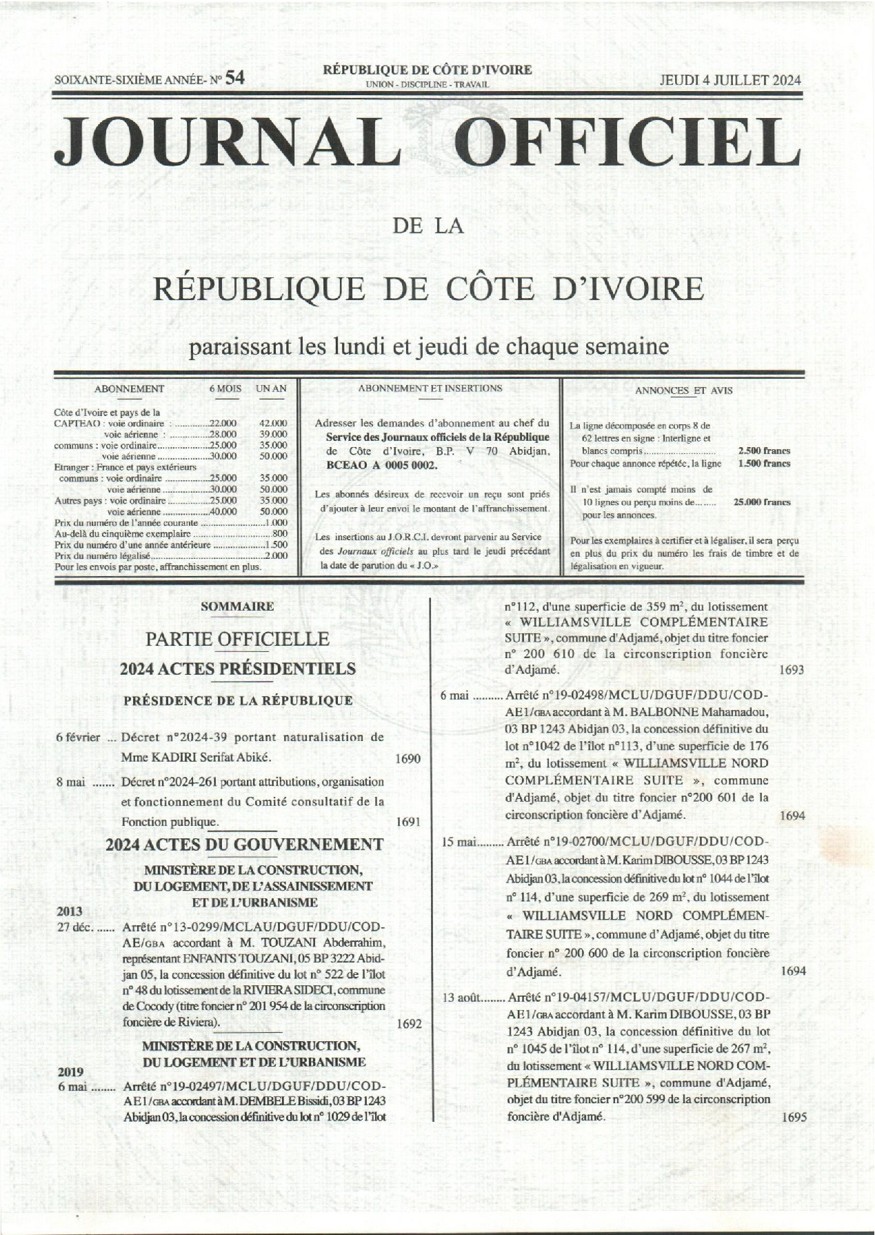 JO 2024-054