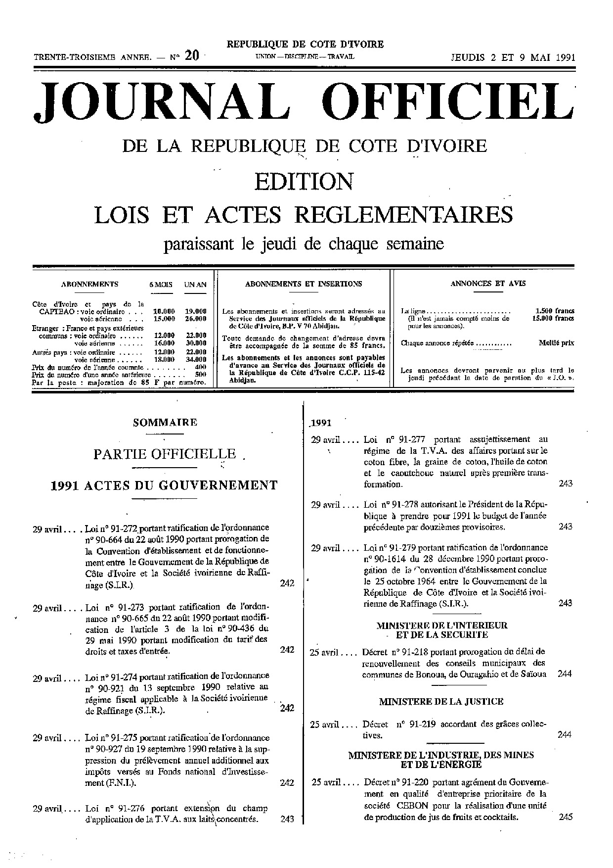 JO 1991-020