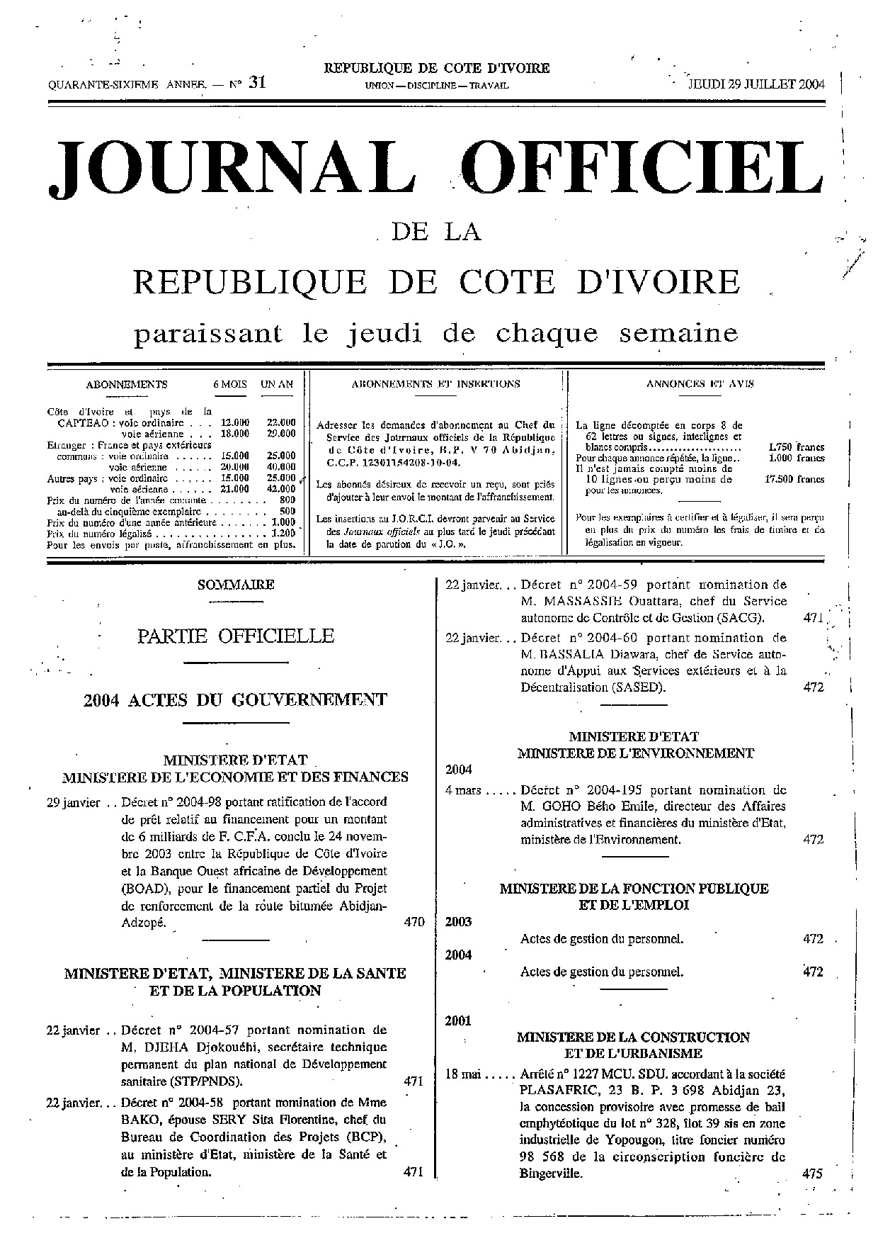 JO 2004-031