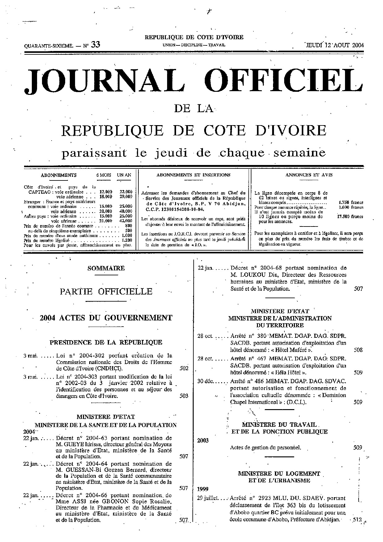 JO 2004-033