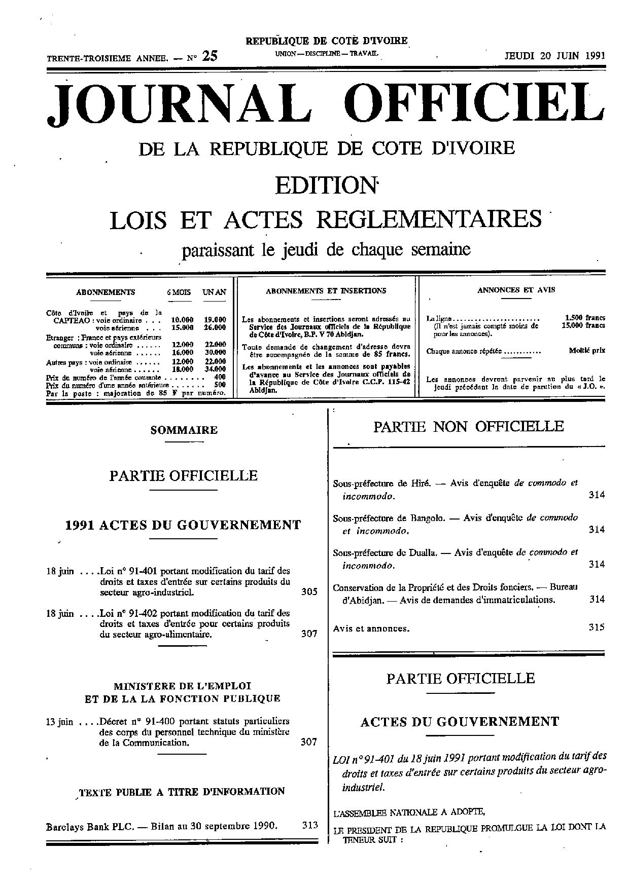 JO 1991-O25