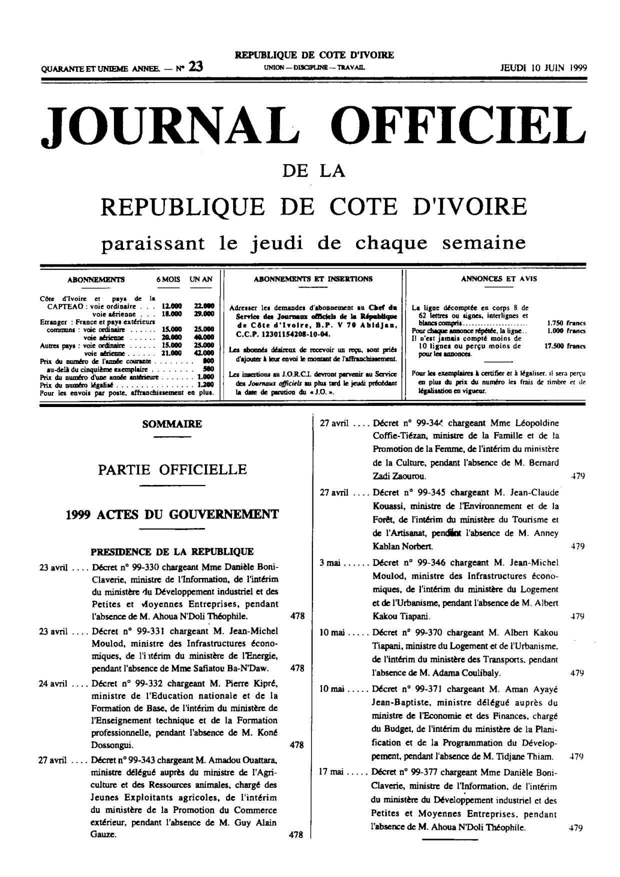 JO 1999-023