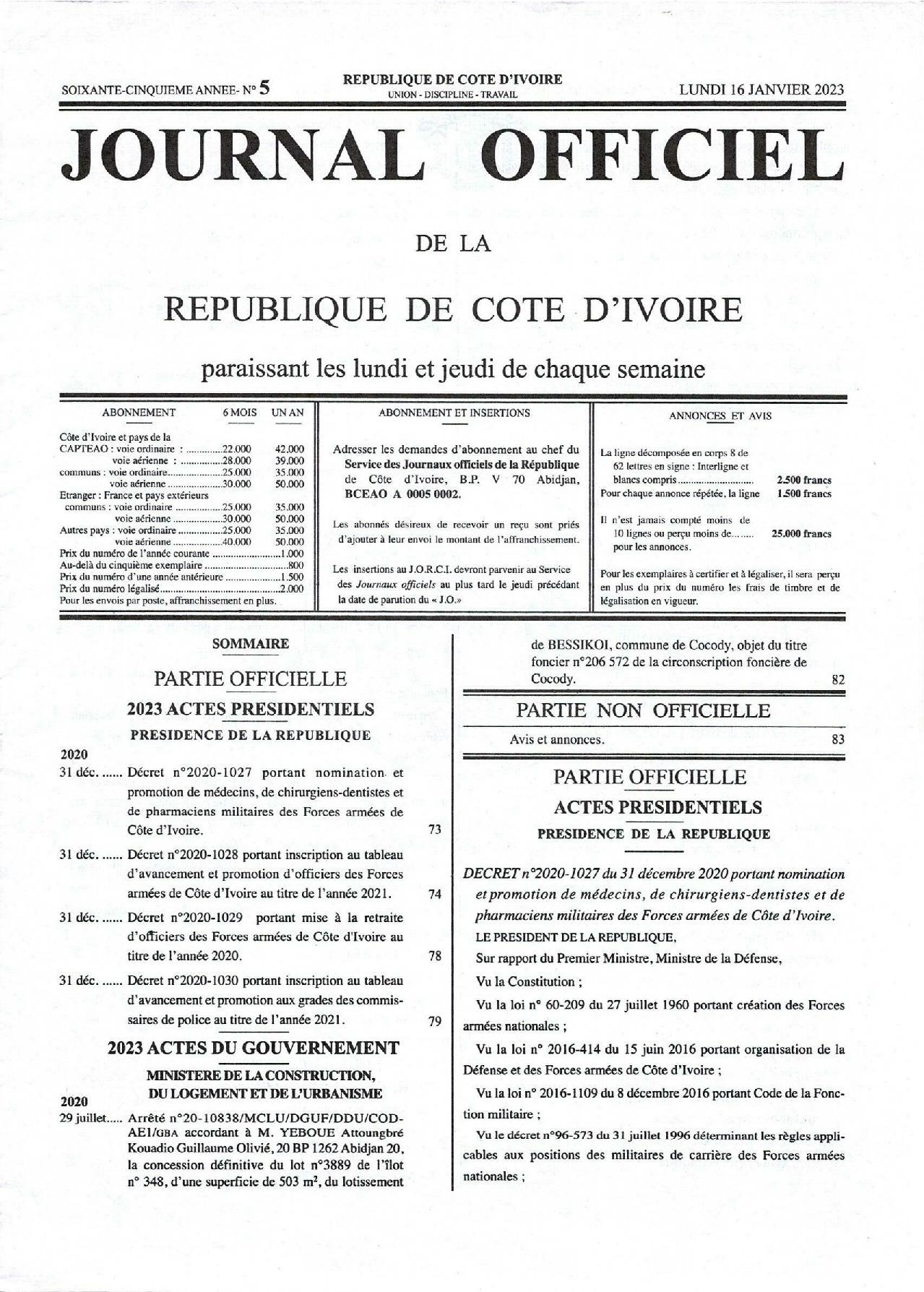 JO 2023-005