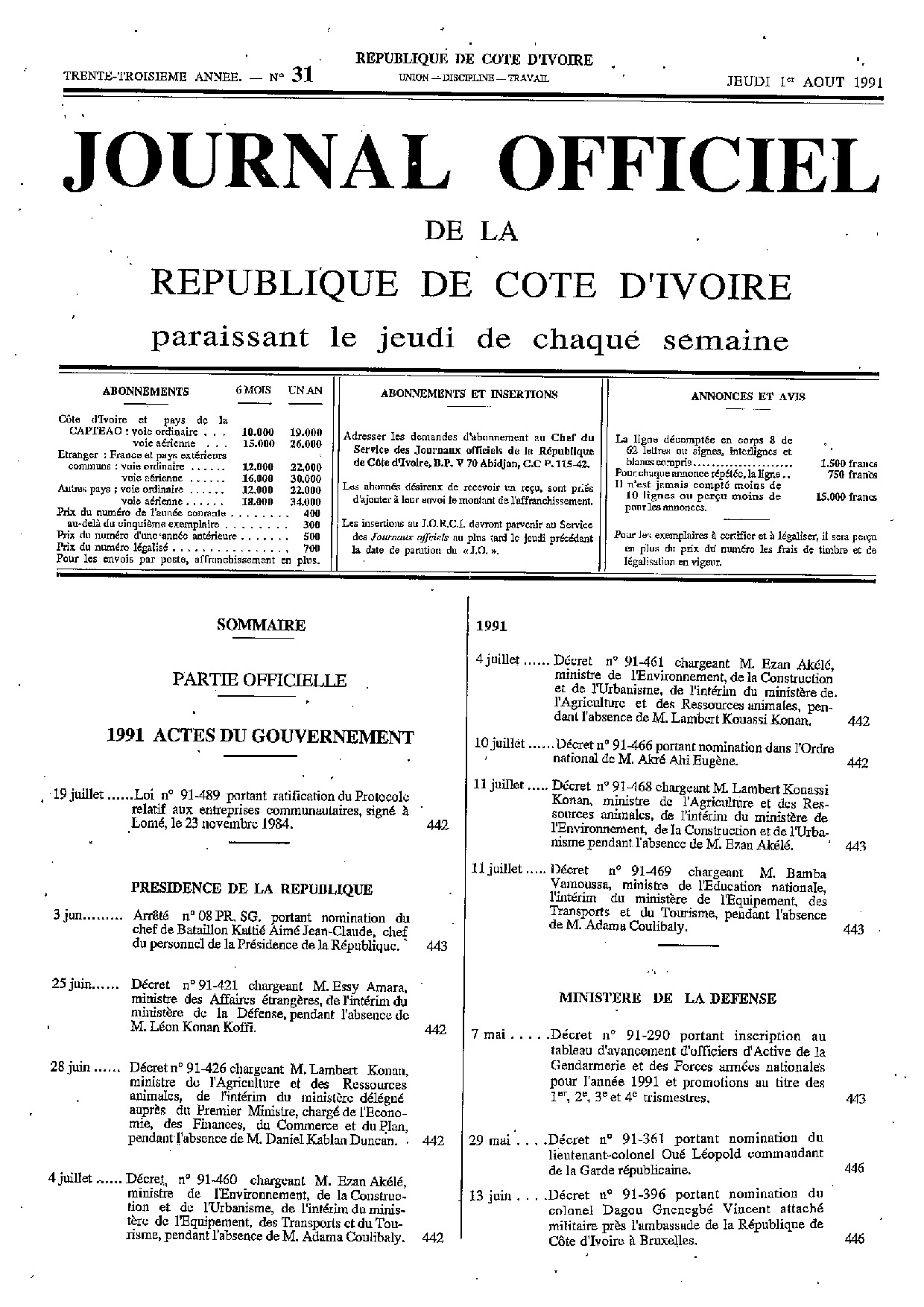 JO 1991-031