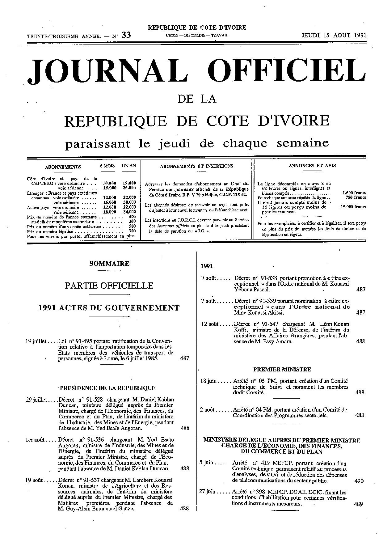 JO 1991-033