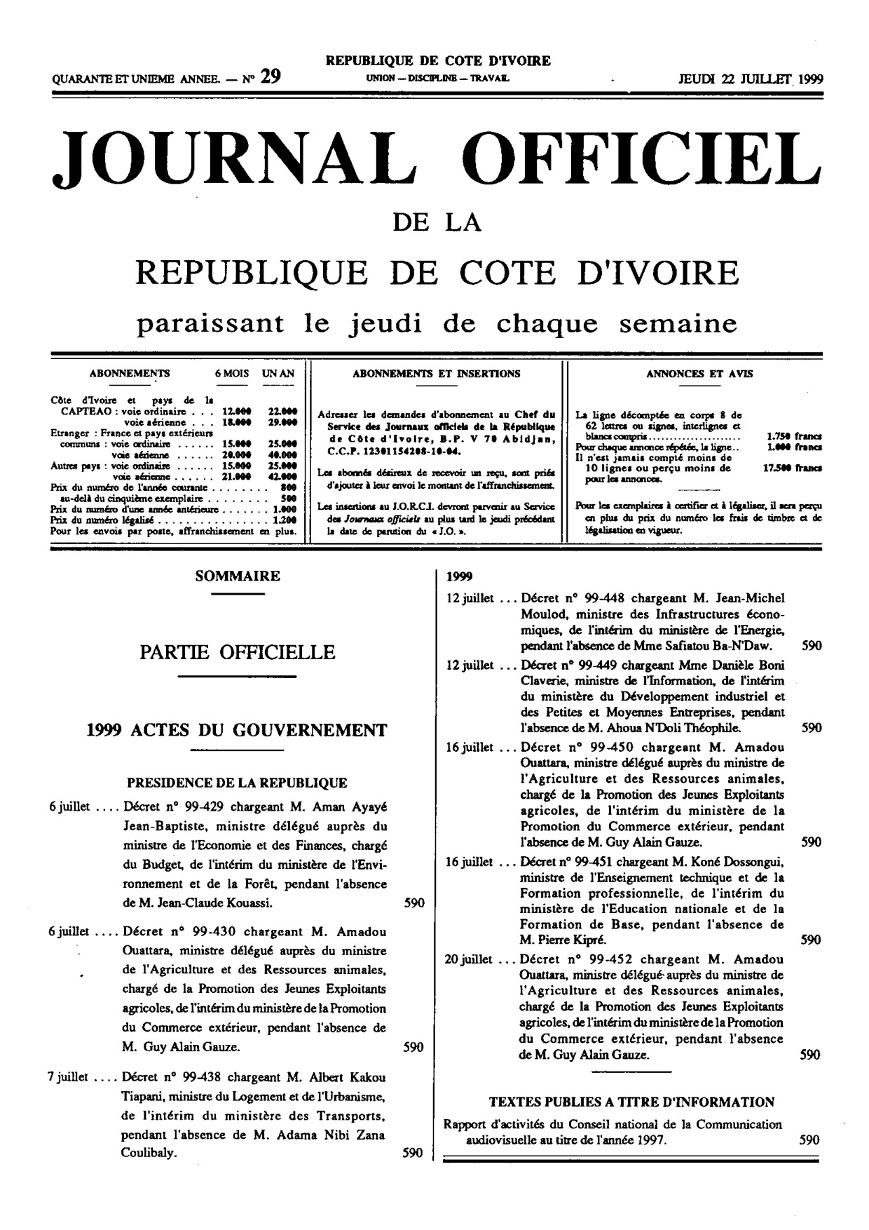 JO 1999-029