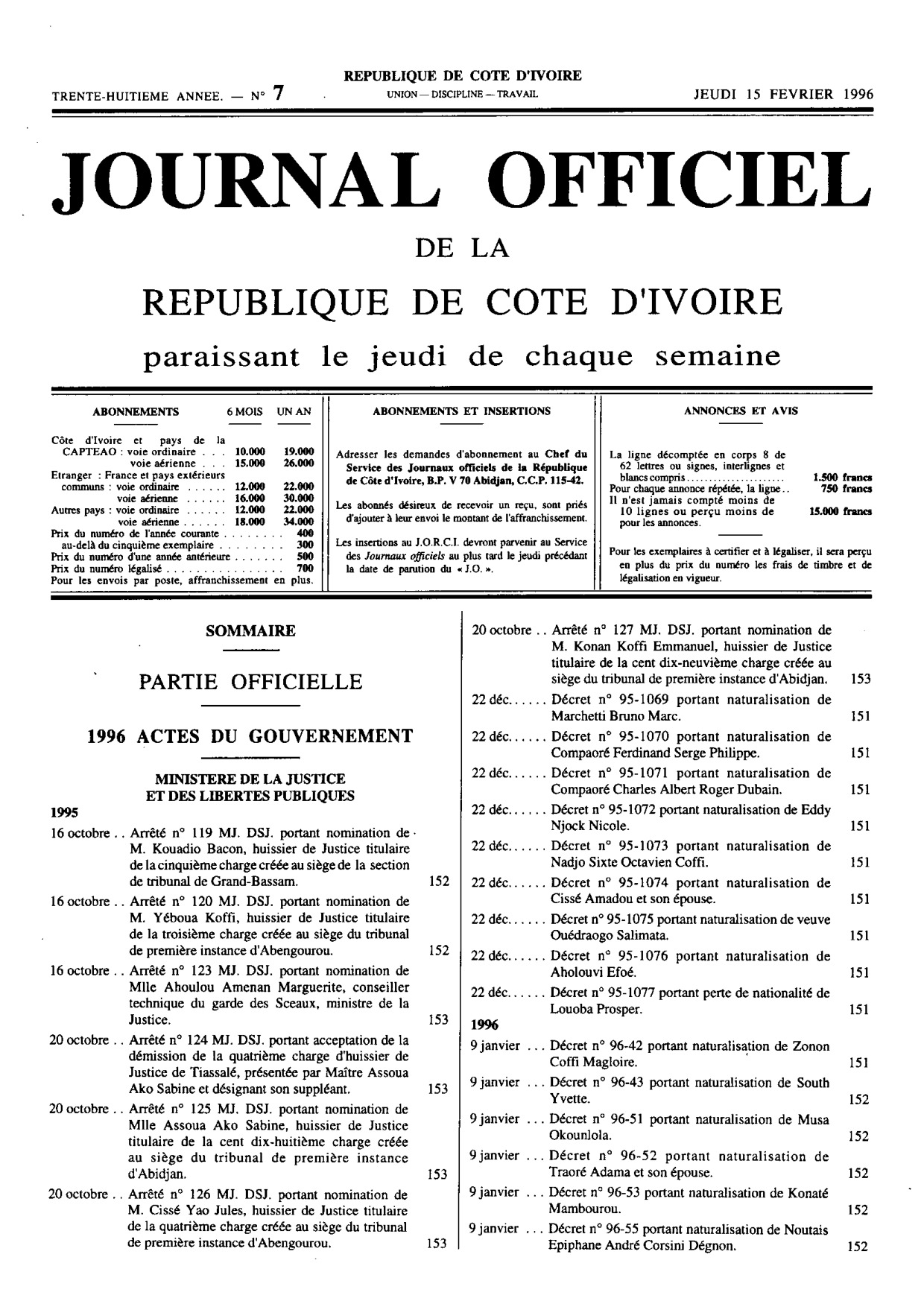 JO 1996-007