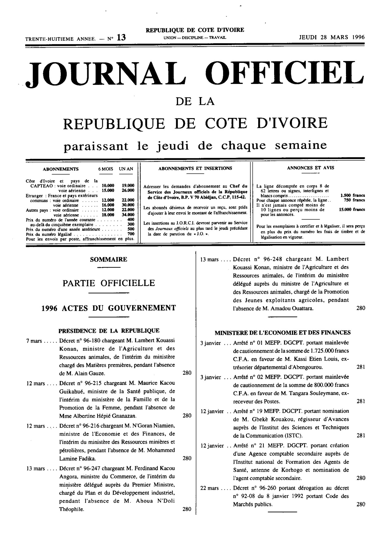 JO 1996-013