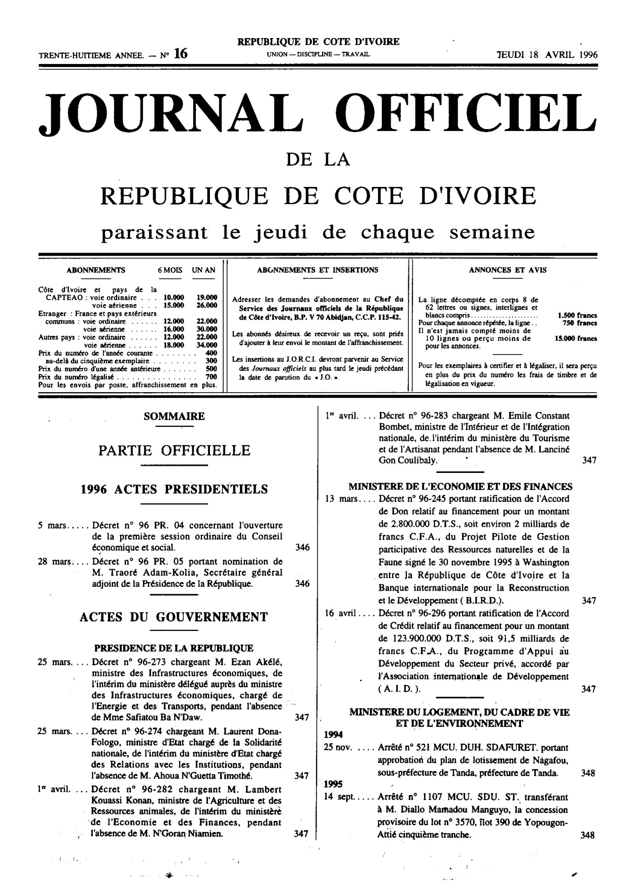 JO 1996-016