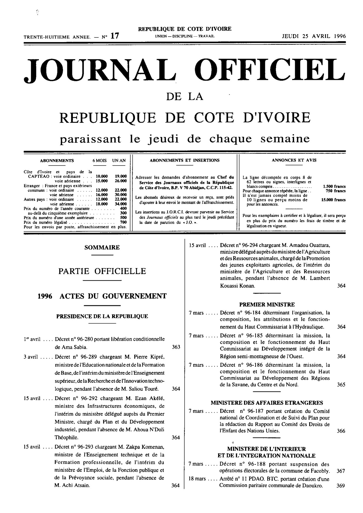 JO 1996-017