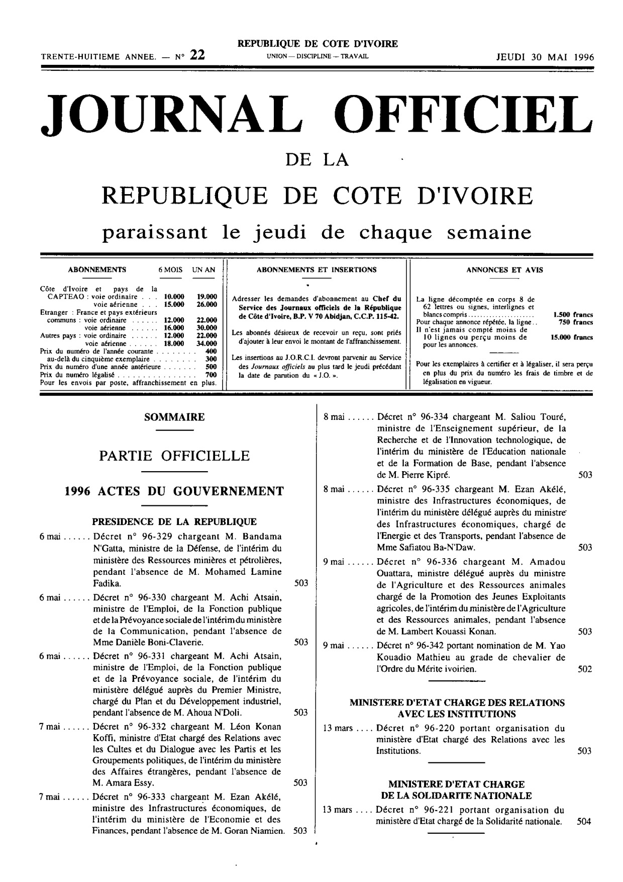 JO 1996-022