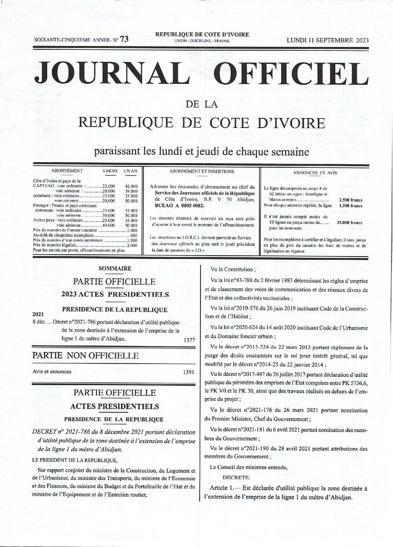 JO 2023-073