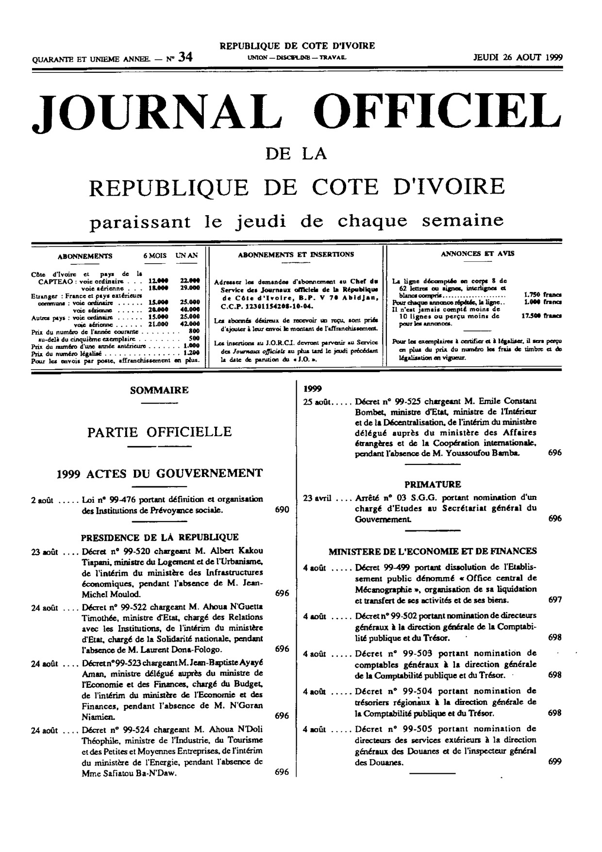 JO 1999-034
