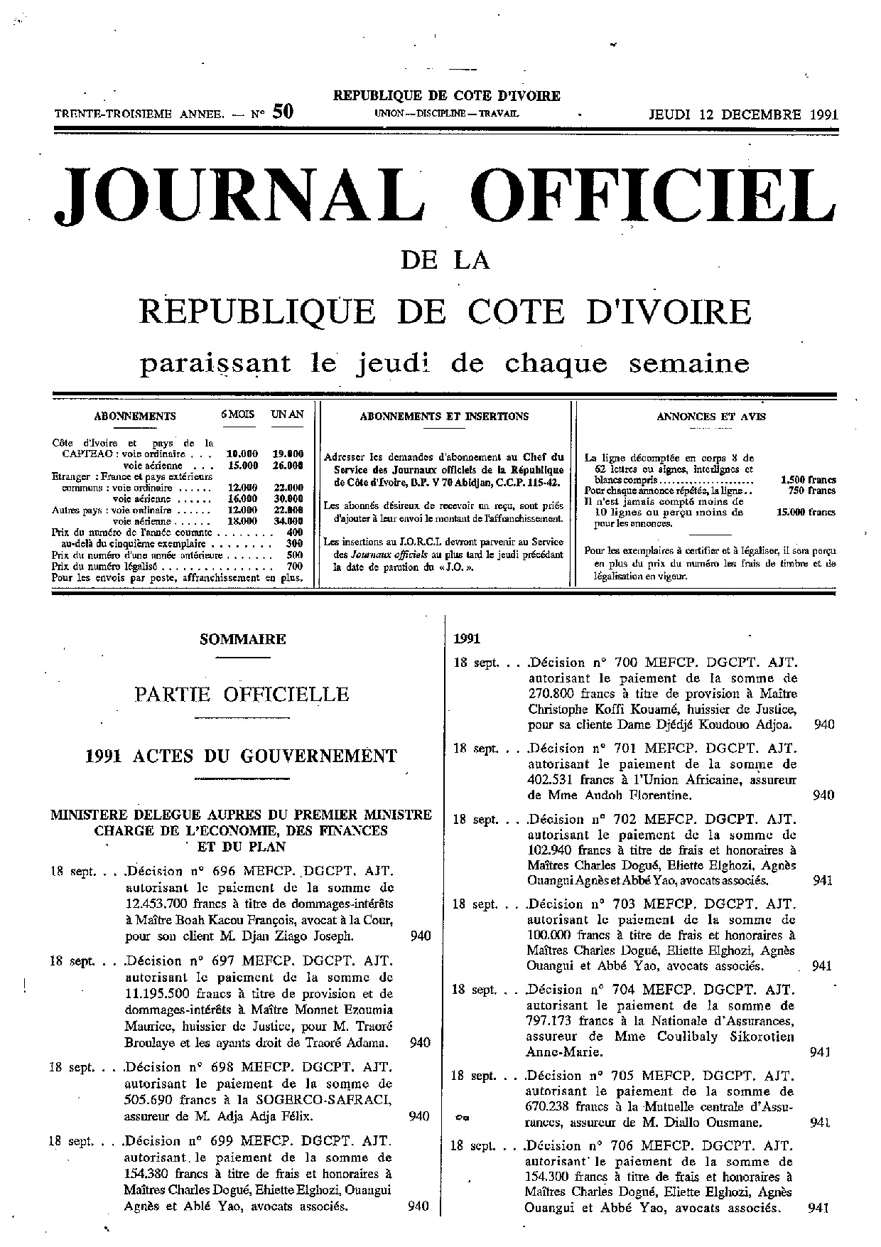 JO 1991-050