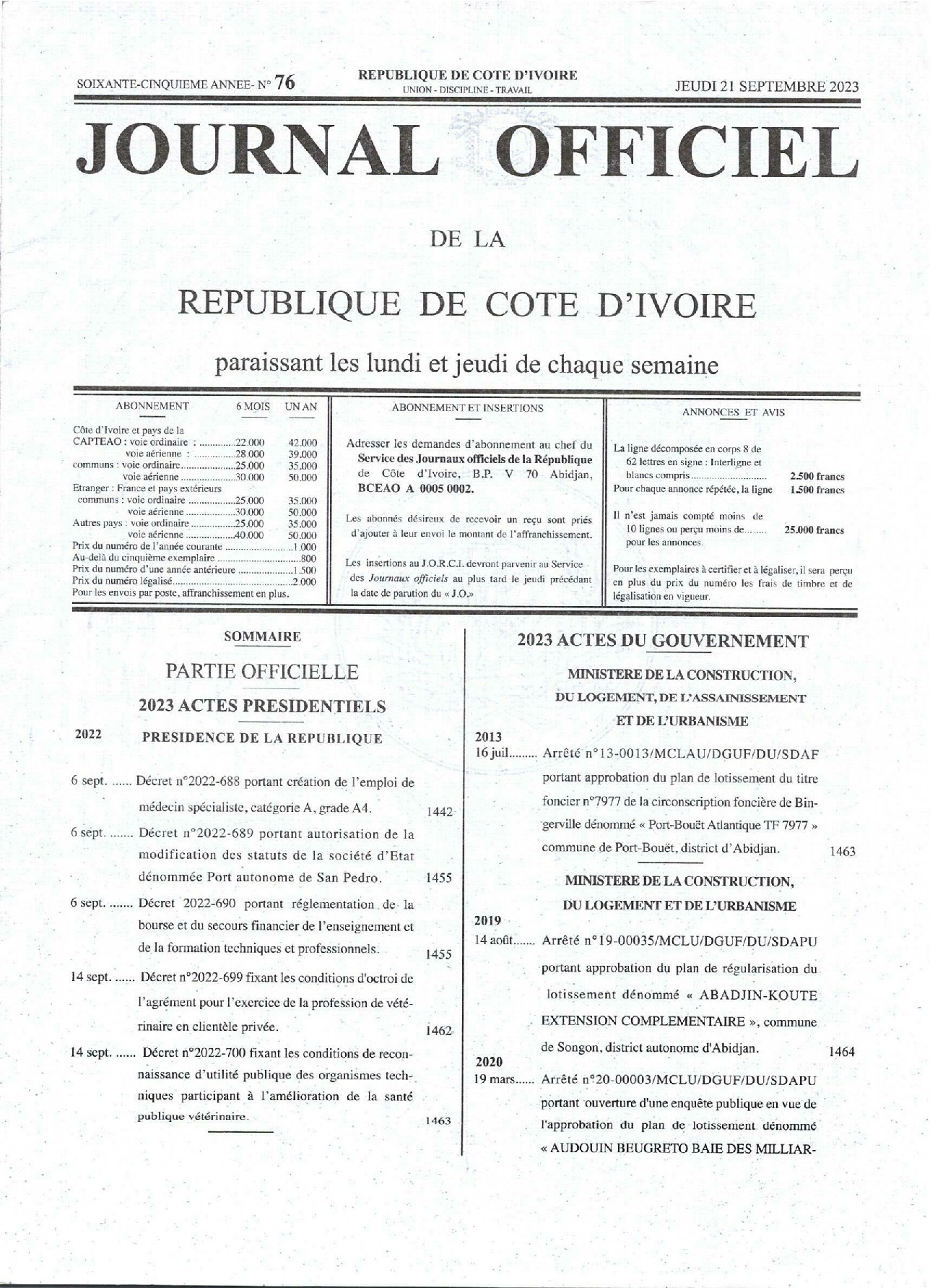 JO 2023-076
