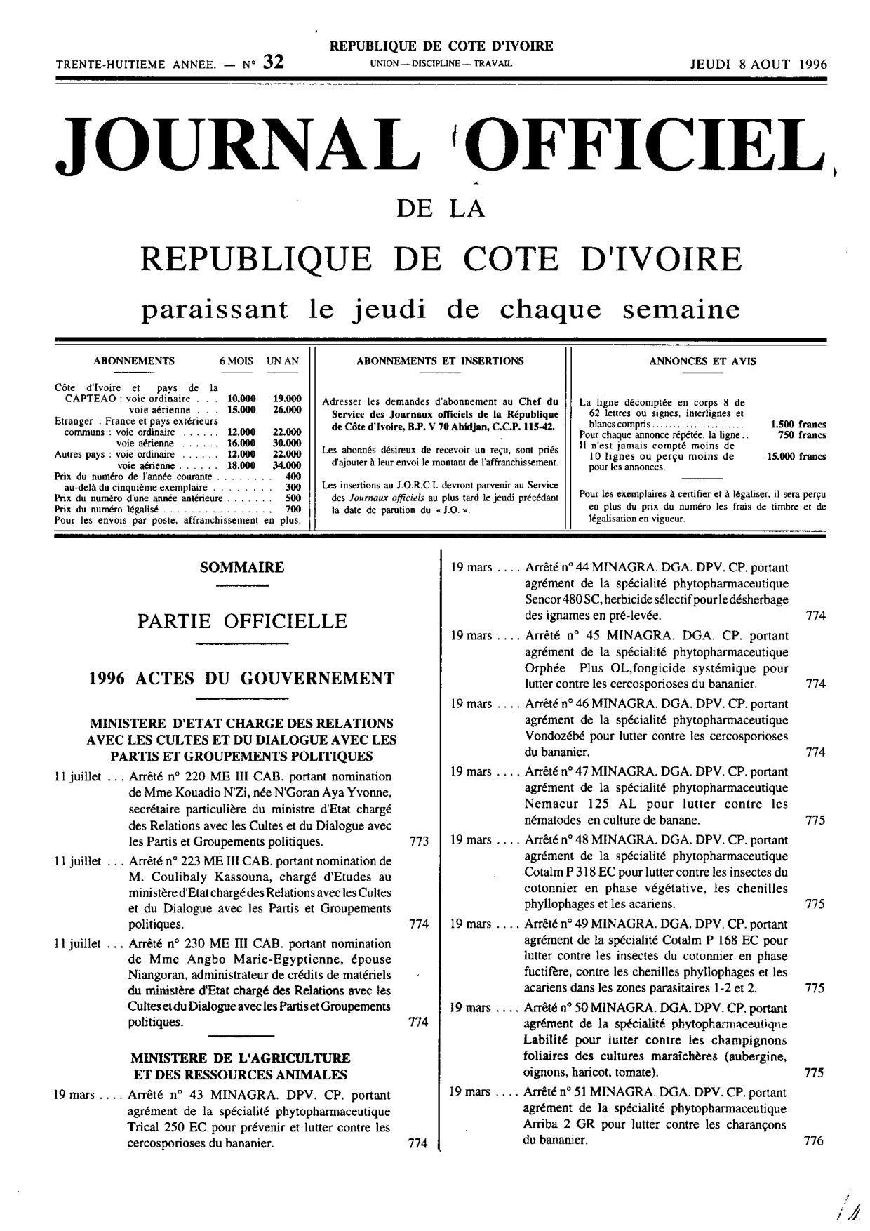 JO 1996-032