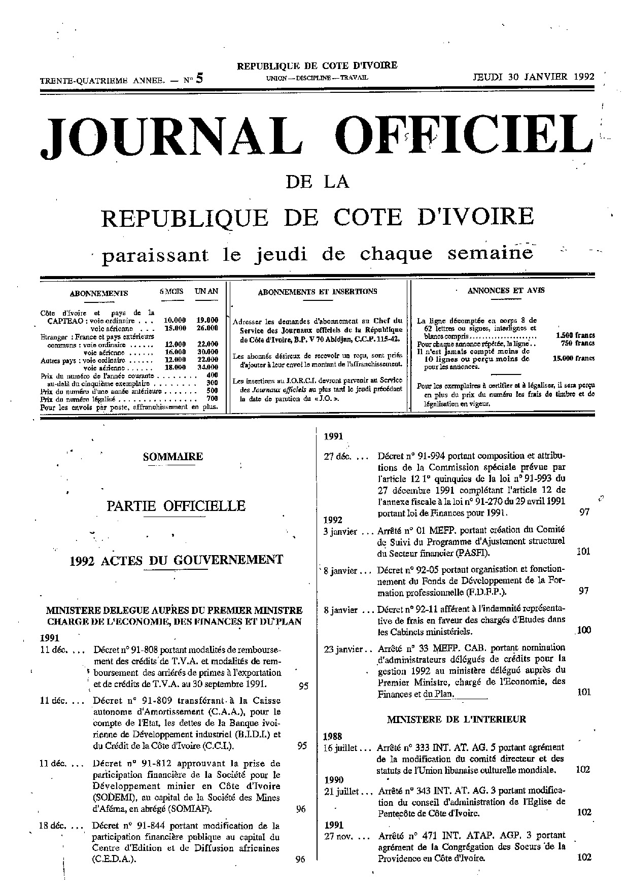 JO 1992-005